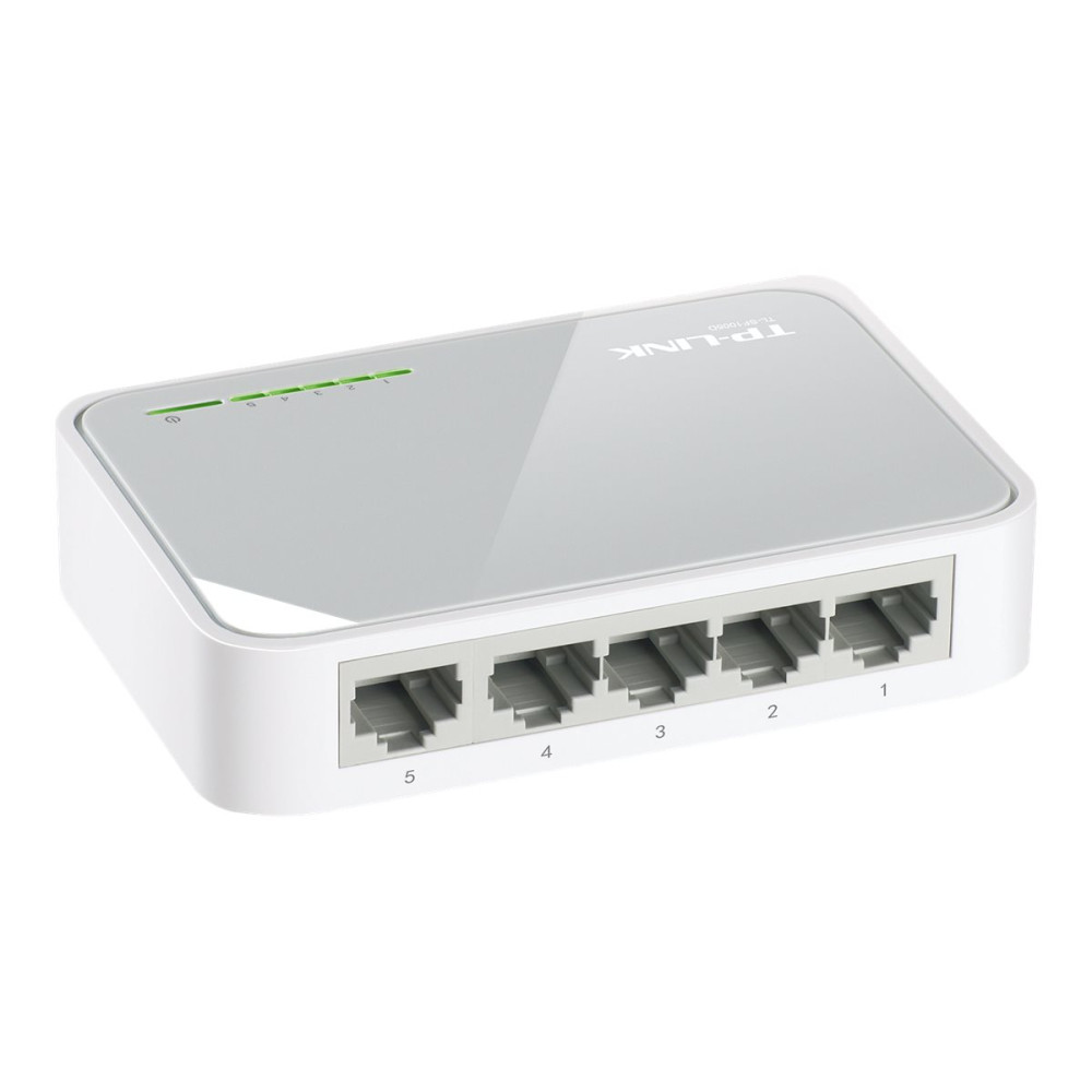Produktbild för TP-Link TL-SF1005D 5-Port 10/100Mbps Desktop Switch - switch - 5 portar
