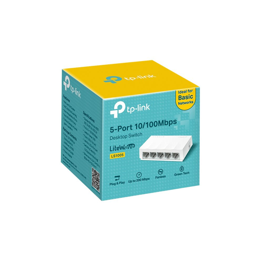 Produktbild för TP-Link LiteWave LS1005 - switch - 5 portar - ohanterad