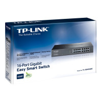 Produktbild för TP-Link JetStream TL-SG1016DE - switch - 16 portar - Administrerad - rackmonterbar