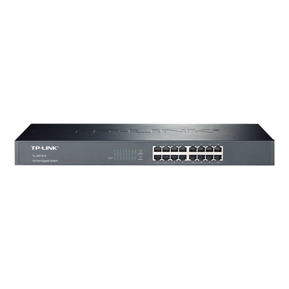 Produktbild för TP-Link TL-SG1016 - switch - 16 portar - rackmonterbar