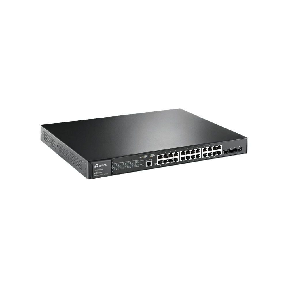 Produktbild för TP-Link JetStream TL-SG3428MP - switch - 28 portar - Administrerad - rackmonterbar