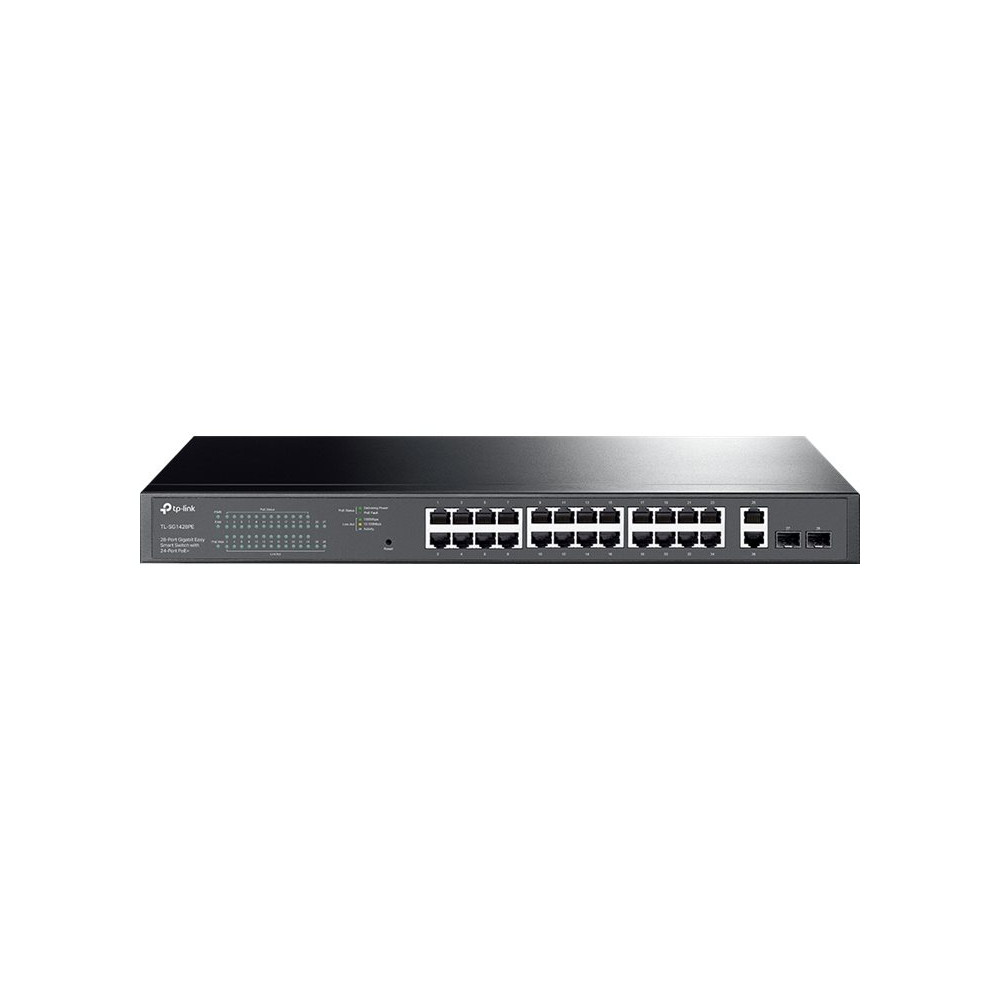 Produktbild för TP-Link TL-SG1428PE - switch - 28 portar - smart - rackmonterbar