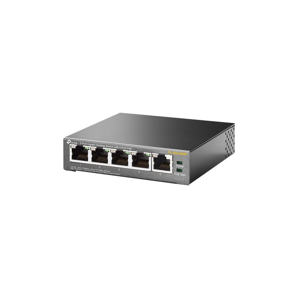 Produktbild för TP-Link TL-SG1005P - switch - 5 portar - ohanterad