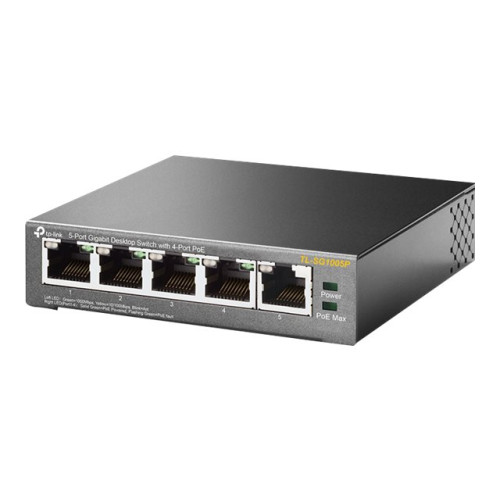 TP-LINK TP-Link TL-SG1005P - switch - 5 portar - ohanterad