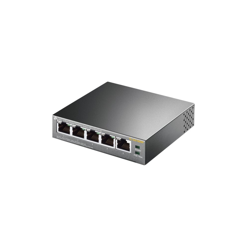 Produktbild för TP-Link TL-SG1005P - switch - 5 portar - ohanterad