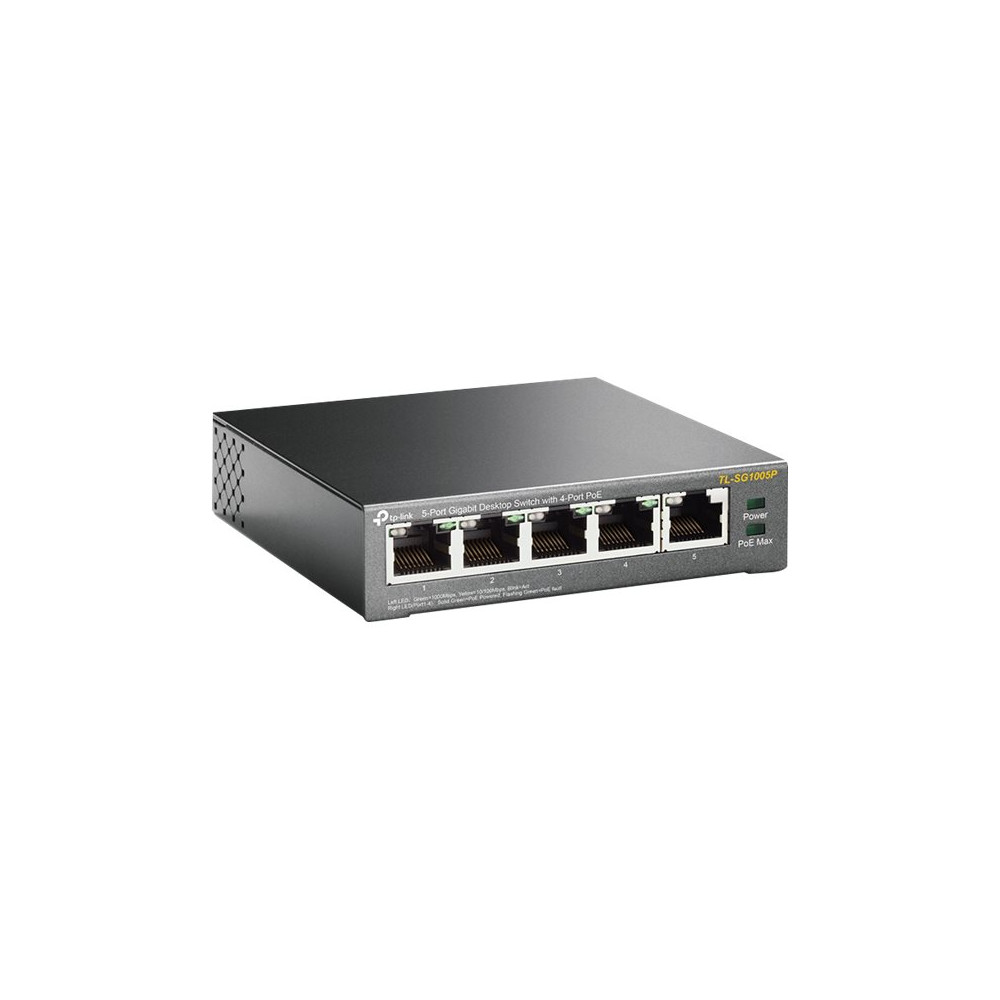 Produktbild för TP-Link TL-SG1005P - switch - 5 portar - ohanterad