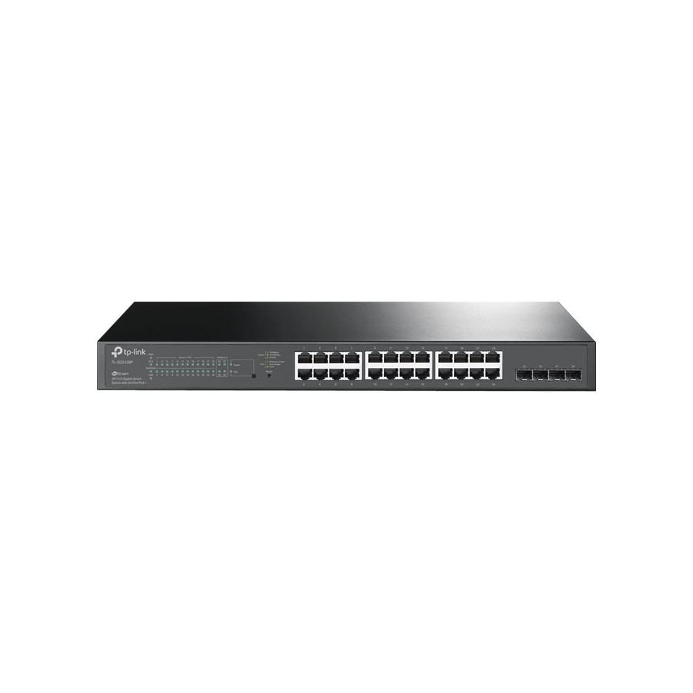 Produktbild för TP-Link JetStream TL-SG2428P - switch - 24 portar - smart - rackmonterbar
