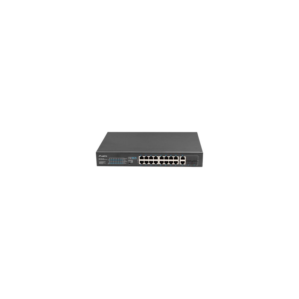 Produktbild för Lanberg RSFE-16P-2C-250 - switch - 16 portar - ohanterad - rackmonterbar