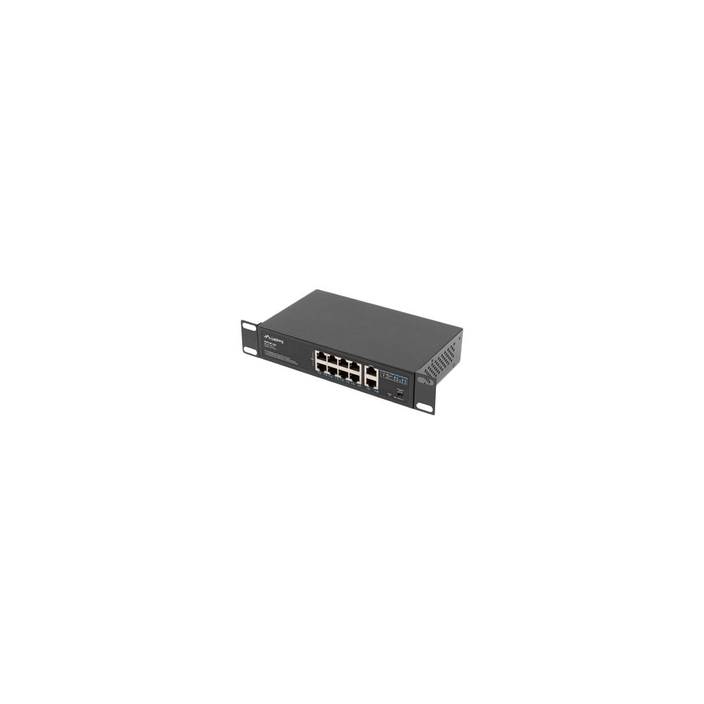 Produktbild för Lanberg RSFE-8P-2GE-120 - switch - 10 portar - ohanterad