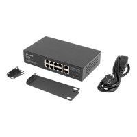 Produktbild för Lanberg RSFE-8P-2GE-120 - switch - 10 portar - ohanterad
