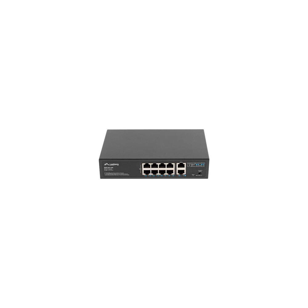 Produktbild för Lanberg RSFE-8P-2GE-120 - switch - 10 portar - ohanterad
