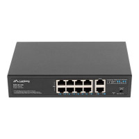 Produktbild för Lanberg RSFE-8P-2GE-120 - switch - 10 portar - ohanterad