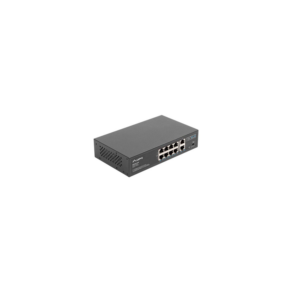 Produktbild för Lanberg RSFE-8P-2GE-120 - switch - 10 portar - ohanterad