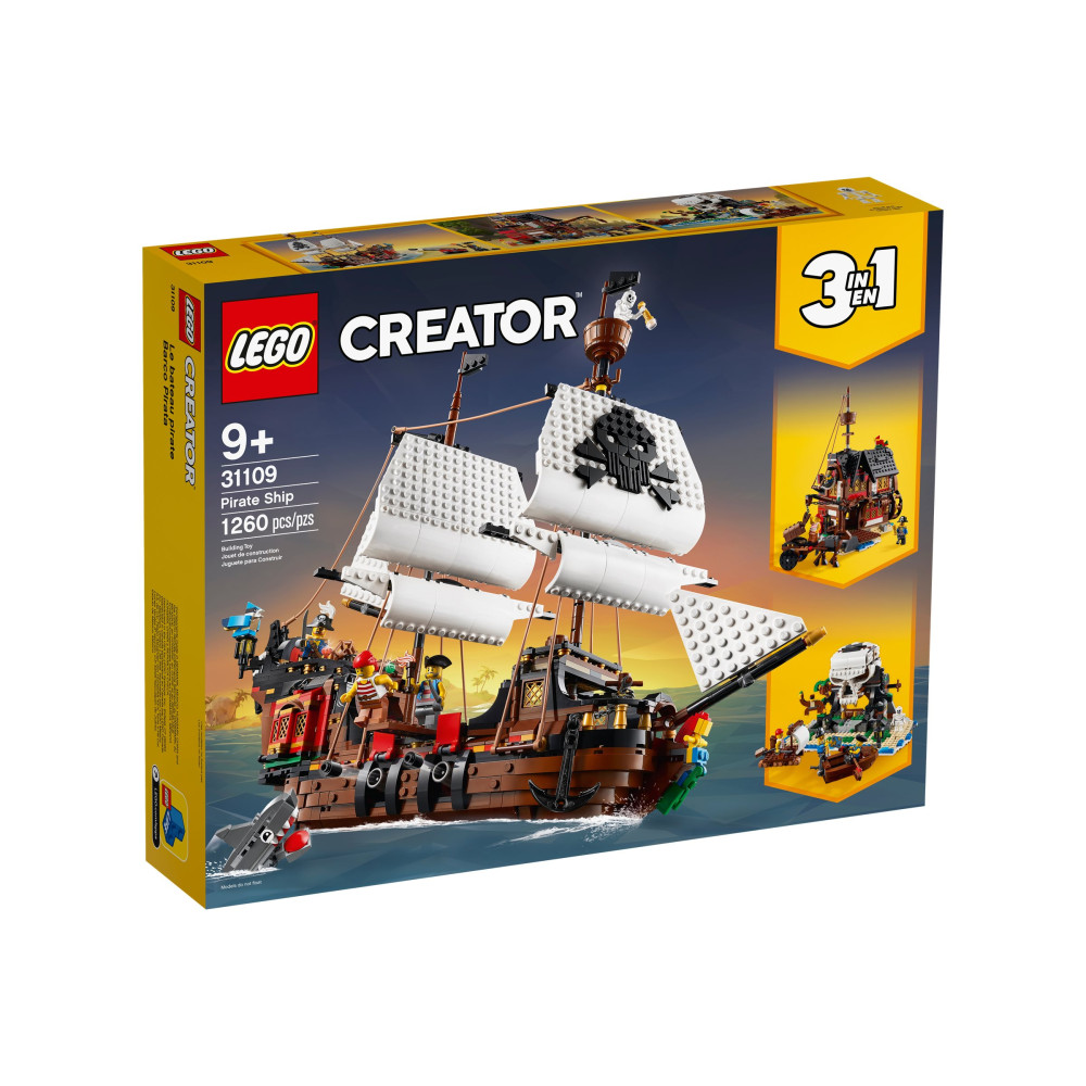 Produktbild för LEGO Creator 31109 - Sjörövarskepp - byggsats