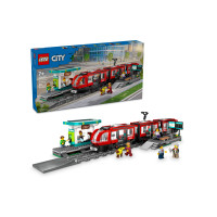 Produktbild för LEGO City 60423 - Downtown Streetcar and Station - byggsats