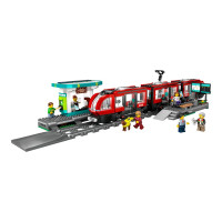 Produktbild för LEGO City 60423 - Downtown Streetcar and Station - byggsats