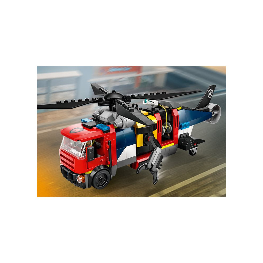 Produktbild för LEGO City 60462 - Helikopter, brandbil & ubåt remix - byggsats