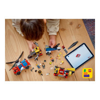 Produktbild för LEGO City 60462 - Helikopter, brandbil & ubåt remix - byggsats