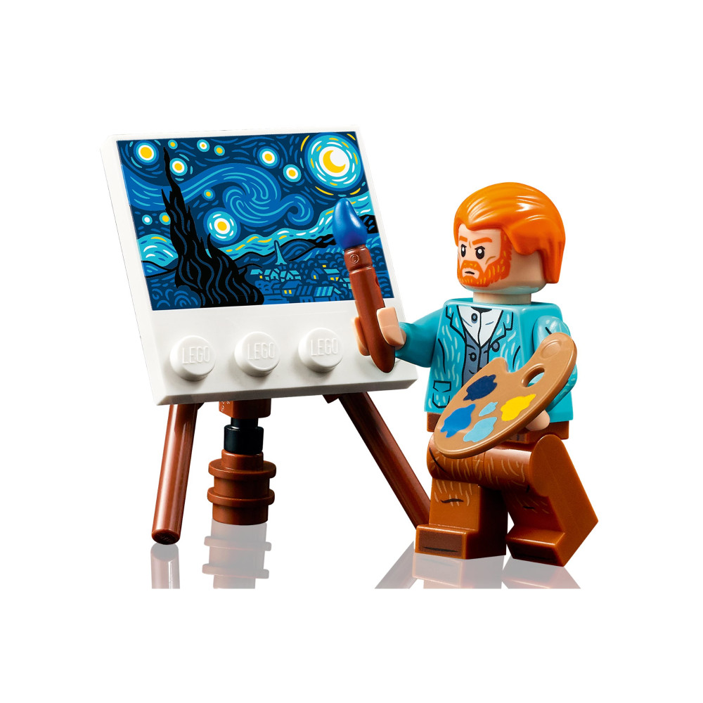 Produktbild för LEGO Ideas 21333 - Vincent van Gogh - Den stjärnklara natten - byggsats