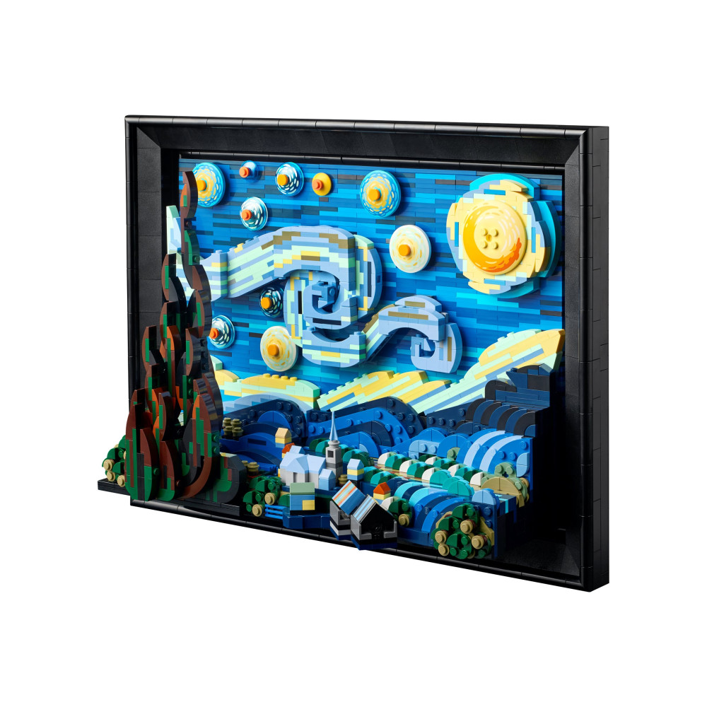 Produktbild för LEGO Ideas 21333 - Vincent van Gogh - Den stjärnklara natten - byggsats