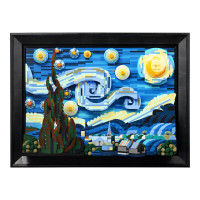 Produktbild för LEGO Ideas 21333 - Vincent van Gogh - Den stjärnklara natten - byggsats