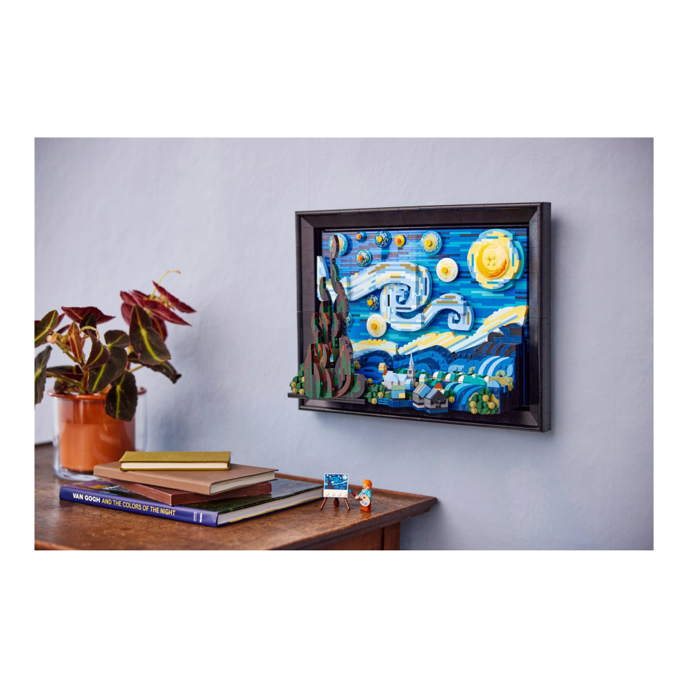 Produktbild för LEGO Ideas 21333 - Vincent van Gogh - Den stjärnklara natten - byggsats