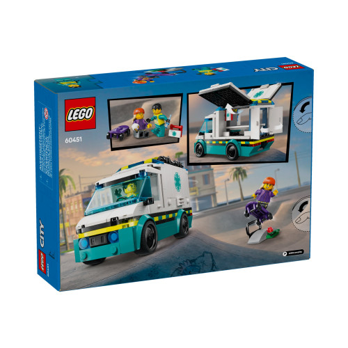 LEGO LEGO City 60451 - Nödsituation Ambulans - byggsats