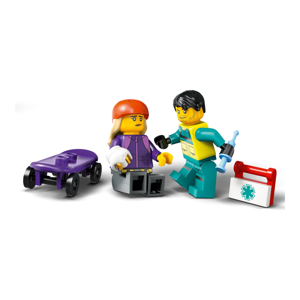Produktbild för LEGO City 60451 - Nödsituation Ambulans - byggsats