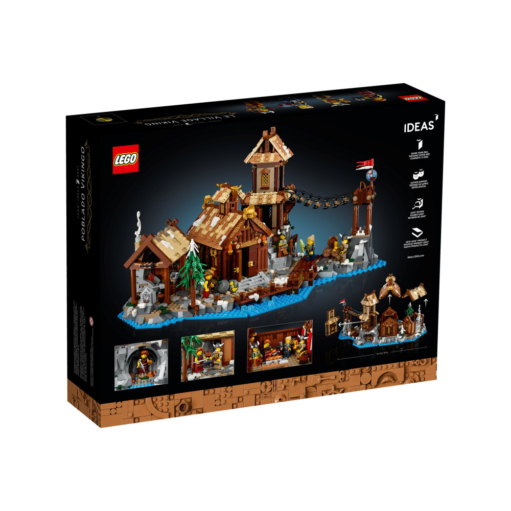 Produktbild för LEGO Ideas 21343 - Vikingby - byggsats