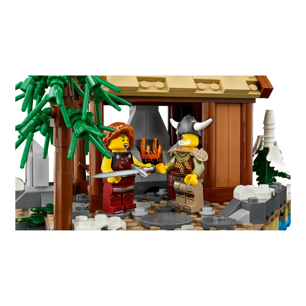 Produktbild för LEGO Ideas 21343 - Vikingby - byggsats