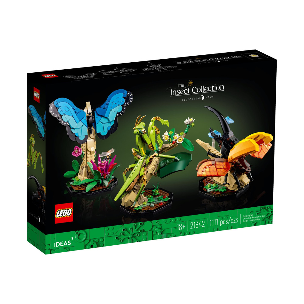 Produktbild för LEGO Ideas 21342 - Insektskollektionen - byggsats