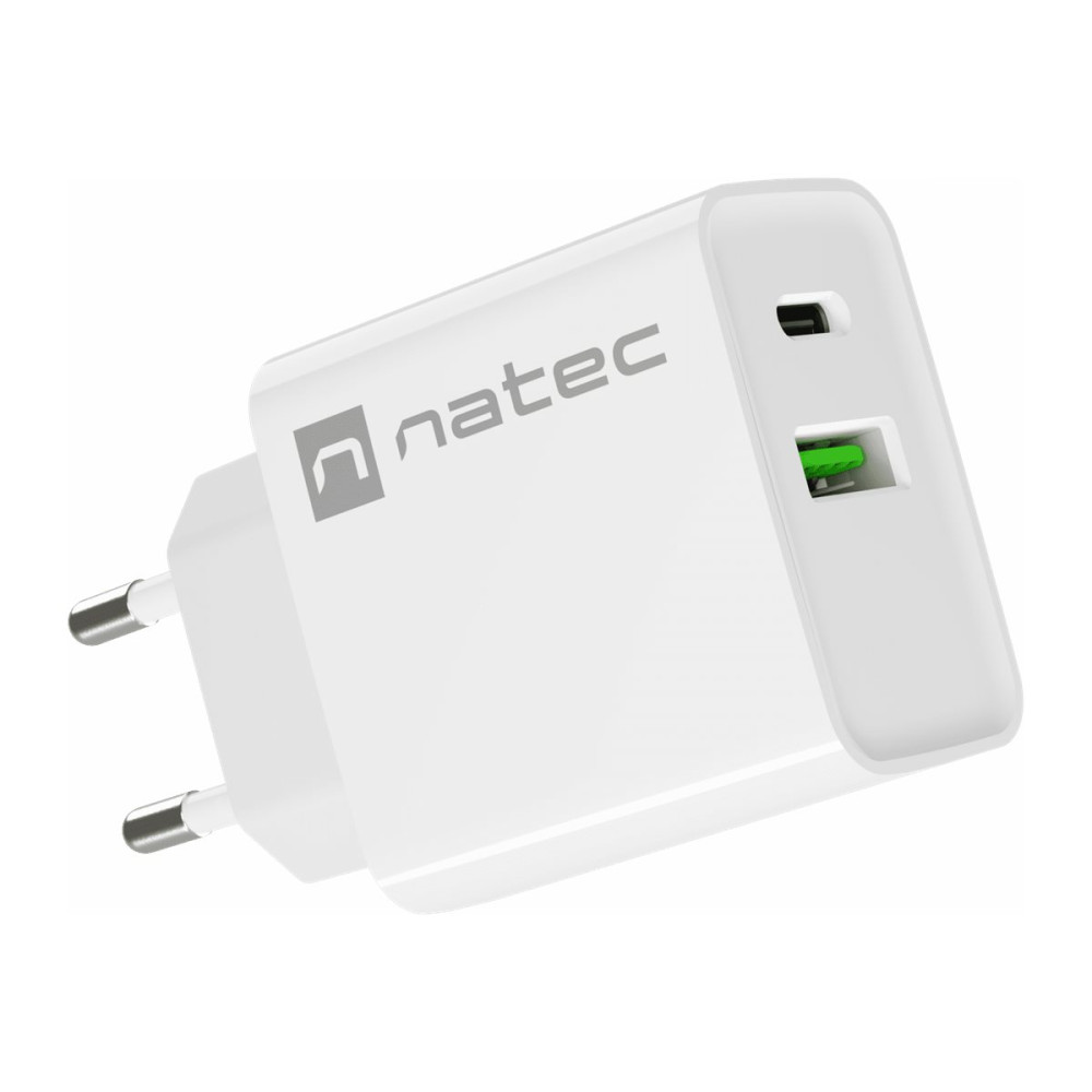 Produktbild för Natec Ribera strömadapter - USB, USB-C - 20 watt