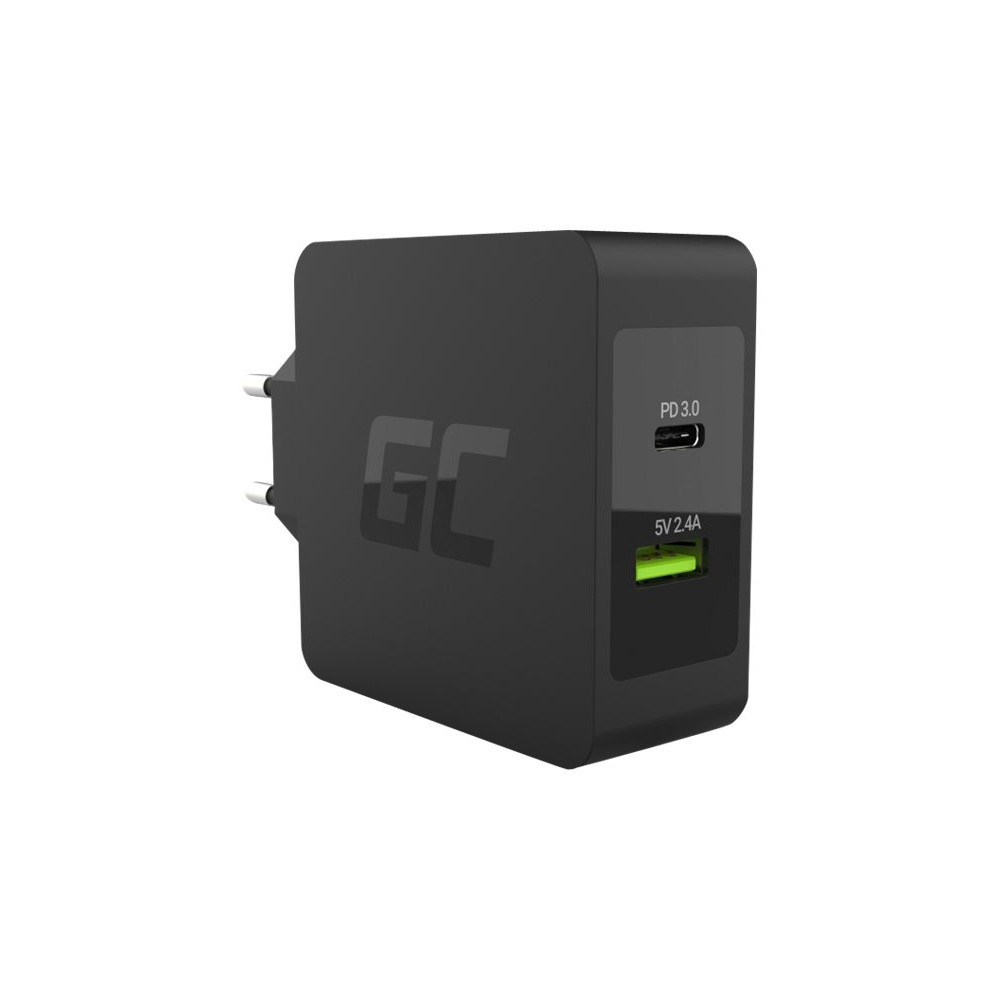 Produktbild för Green Cell strömadapter - USB, USB-C - 45 watt
