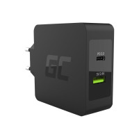 Produktbild för Green Cell strömadapter - USB, USB-C - 45 watt