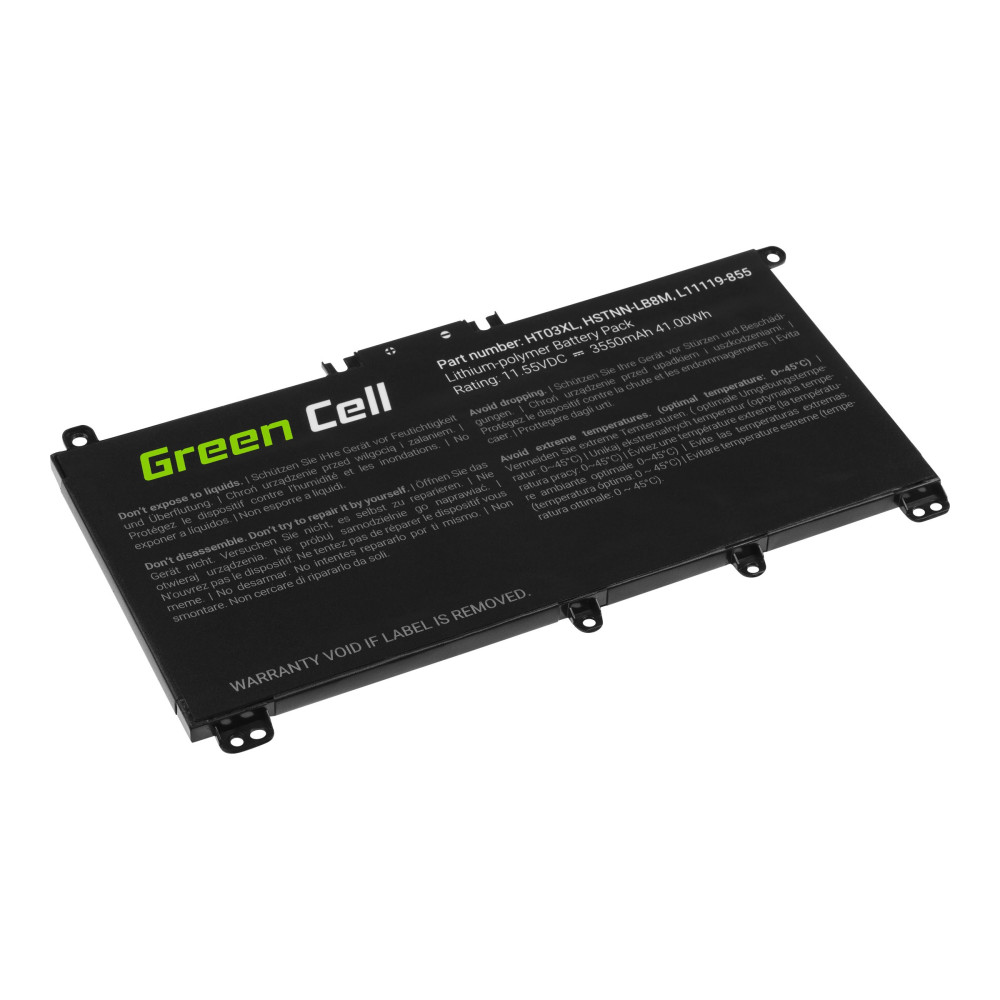 Produktbild för Green Cell - batteri för bärbar dator - Li-pol - 3550 mAh