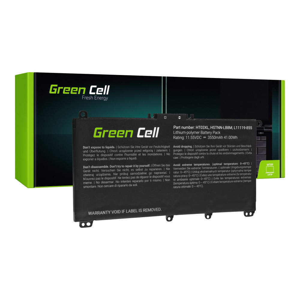 Produktbild för Green Cell - batteri för bärbar dator - Li-pol - 3550 mAh