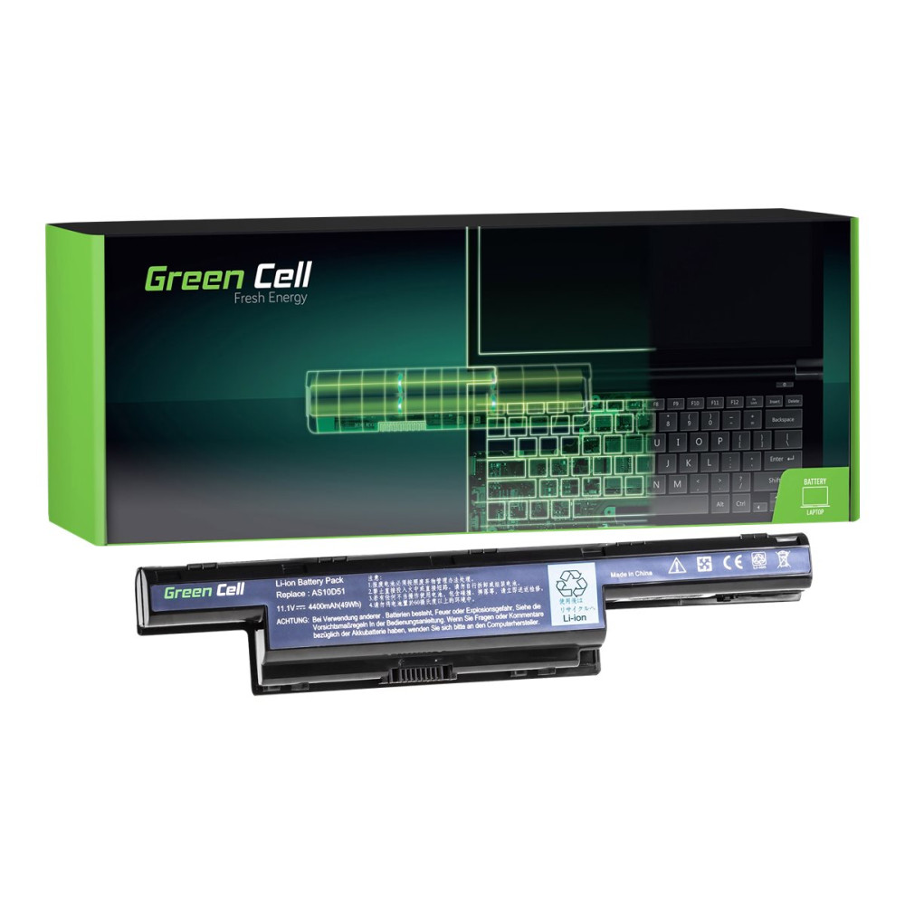 Produktbild för Green Cell - batteri för bärbar dator - Li-Ion - 4400 mAh