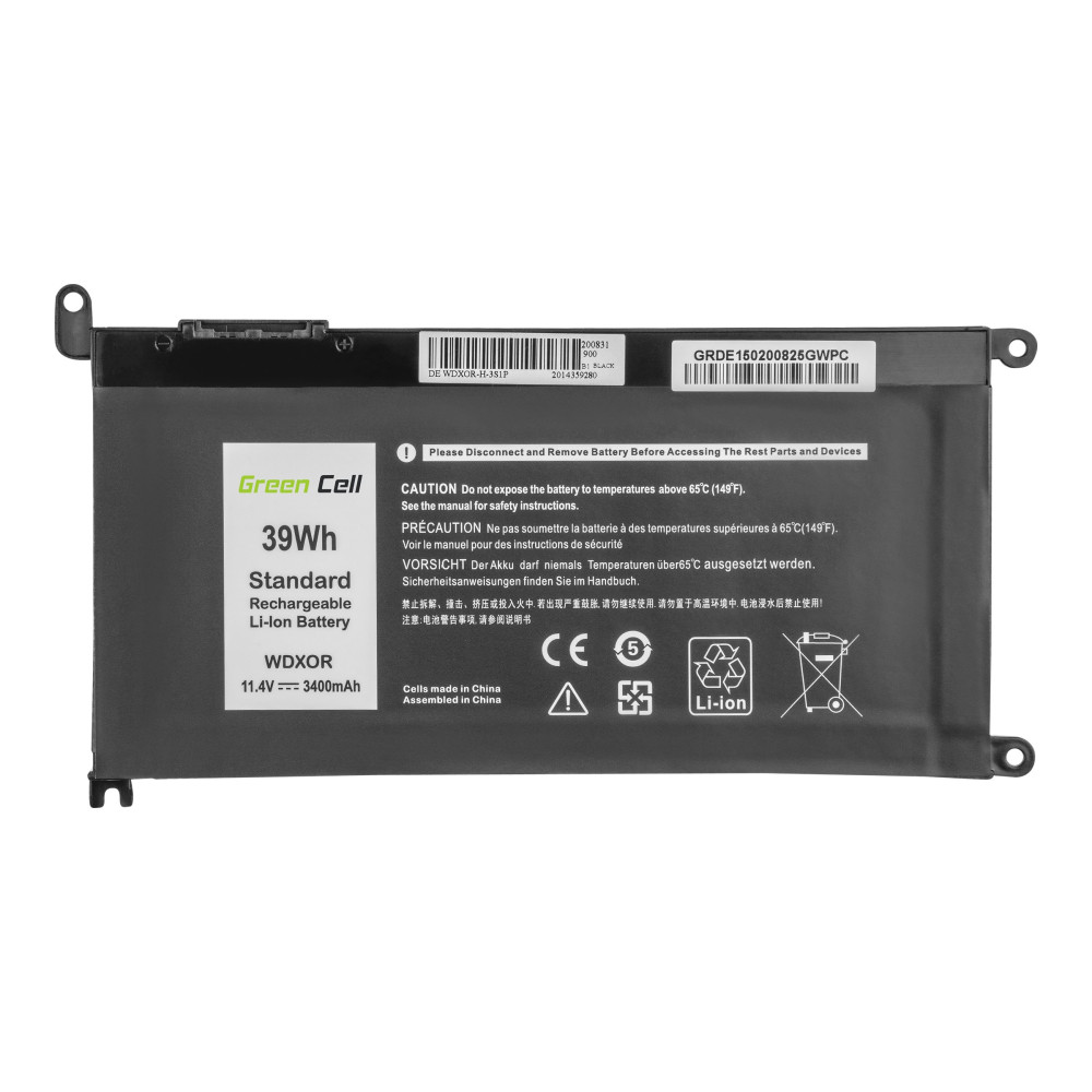 Produktbild för Green Cell - batteri för bärbar dator - Li-pol - 3400 mAh - 39 Wh