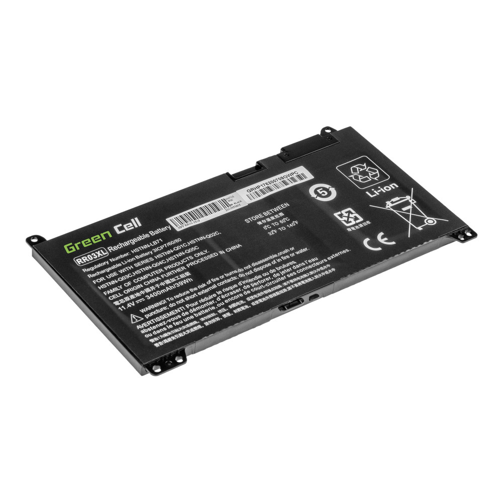 Produktbild för Green Cell - batteri för bärbar dator - Li-pol - 3400 mAh