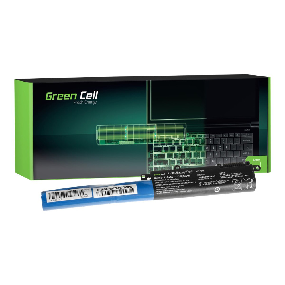 Produktbild för Green Cell - batteri för bärbar dator - Li-Ion - 2200 mAh