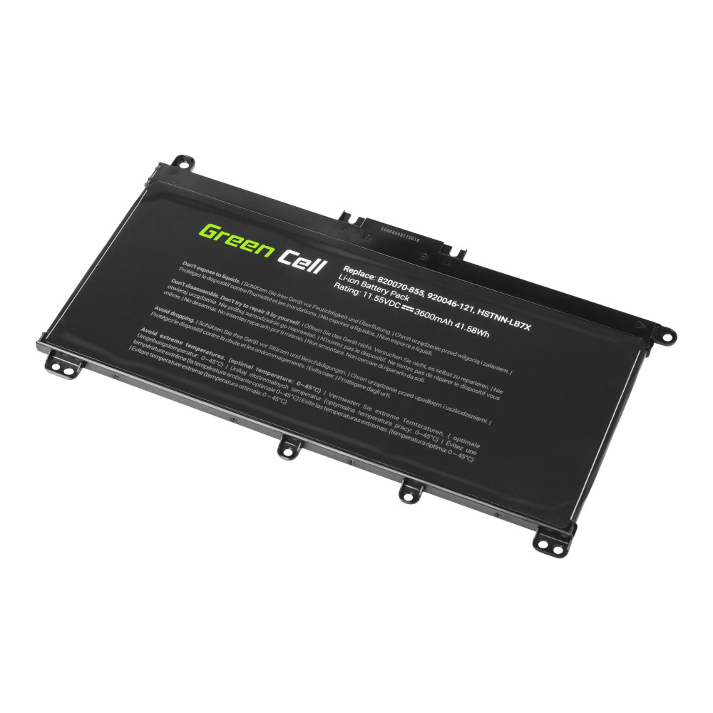 Produktbild för Green Cell - batteri för bärbar dator - Li-pol - 3600 mAh