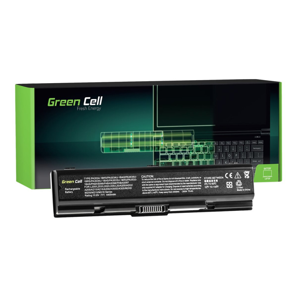 Produktbild för Green Cell - batteri för bärbar dator - Li-Ion - 4400 mAh