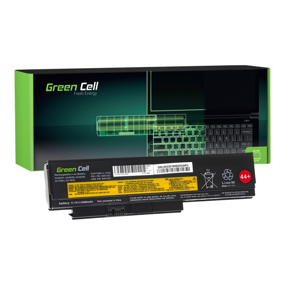 Produktbild för Green Cell - batteri för bärbar dator - Li-Ion - 4400 mAh