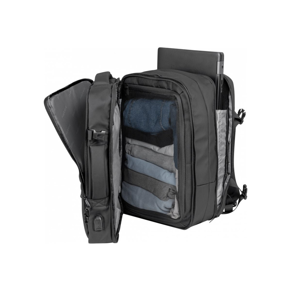 Produktbild för Natec CAMEL PRO - ryggsäck för bärbar dator - versatile, 2-in-1