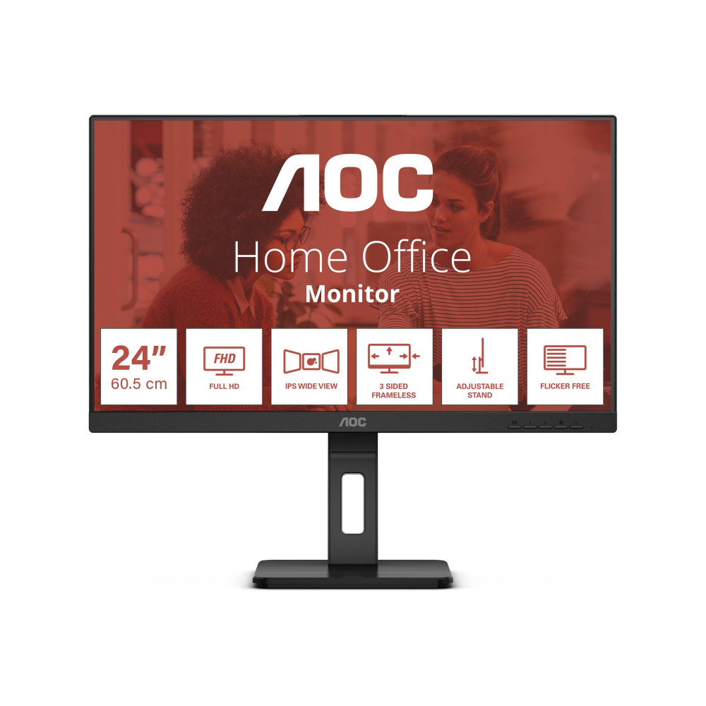 Produktbild för AOC 24E3QAF - LED-skärm - Full HD (1080p) - 24" - HDR