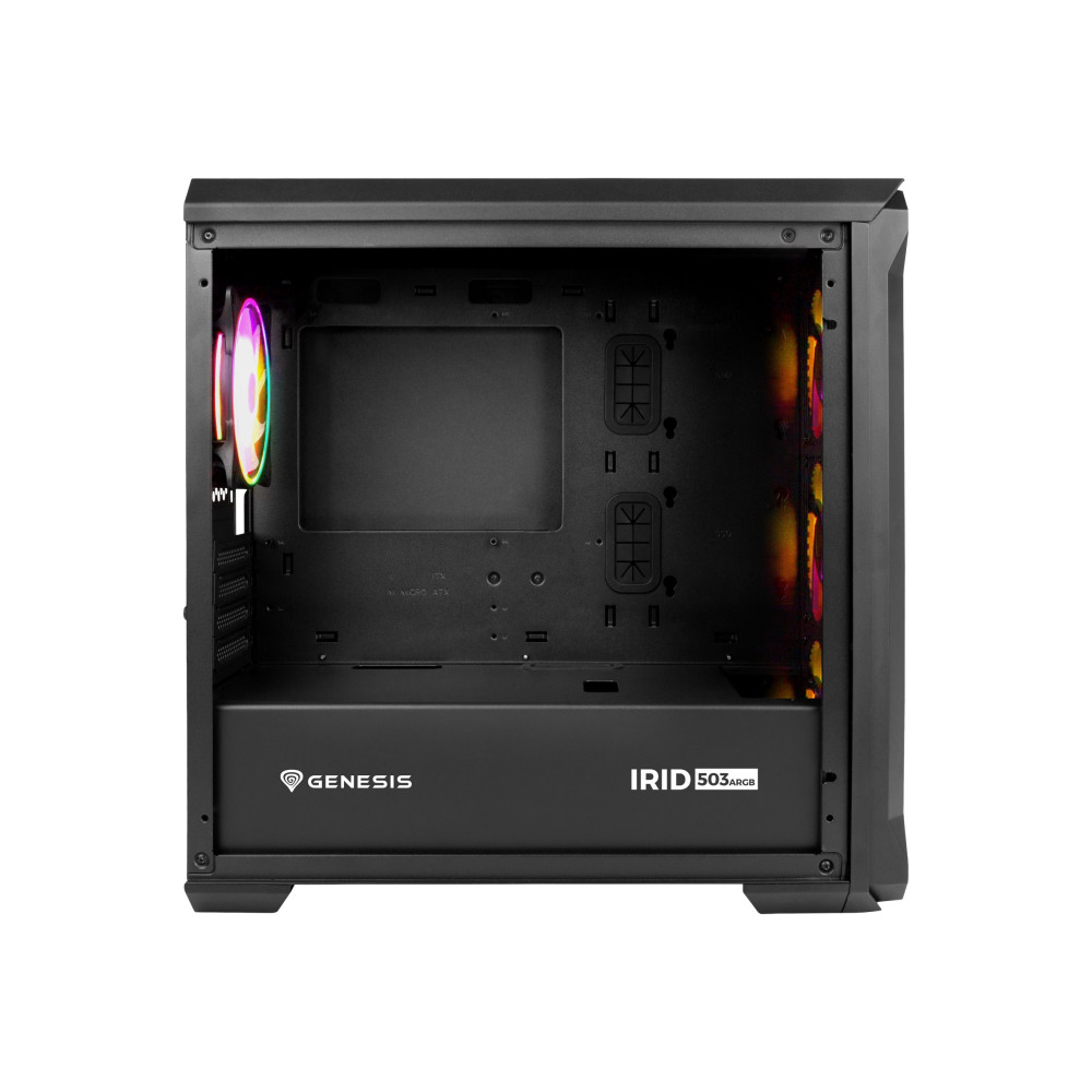 Produktbild för Genesis Irid 503 aRGB - tower - micro ATX