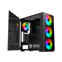 Produktbild för SAVIO Prime X1 ARGB - mid tower - utökad ATX