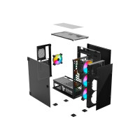 Produktbild för SAVIO Prime X1 ARGB - mid tower - utökad ATX