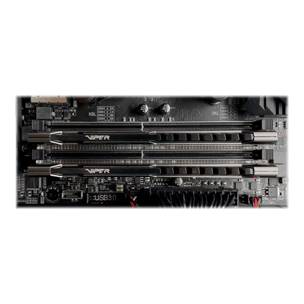 Produktbild för Patriot Extreme Performance Viper Steel - DDR4 - sats - 16 GB: 2 x 8 GB - DIMM 288-pin / PC4-28800 - ej buffrad