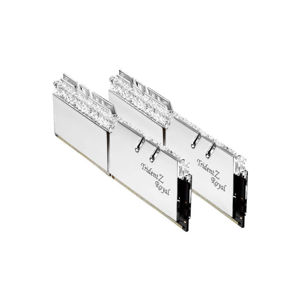Produktbild för G.Skill Trident Z Royal Series - DDR4 - sats - 32 GB: 2 x 16 GB - DIMM 288-pin - 3200 MHz / PC4-25600 - ej buffrad